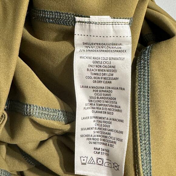 Bass Outdoor Womens Leggings Size XS Green Elastic Waist Side Pockets High Rise - Picture 9 of 11